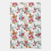 Winter Wonderland Woodland Tiere Weihnachten Geschirrtuch (Vertikal)