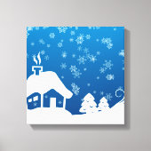 Winter Wonderland Wrapped Canvas Leinwanddruck (Vorderseite)