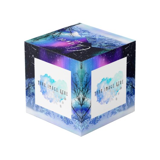 Winter Wonderlights Cube Würfel (Rückseite Schrägansicht)