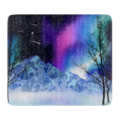Winter Wonderlights Cutting Board Schneidebrett (Vorderseite)