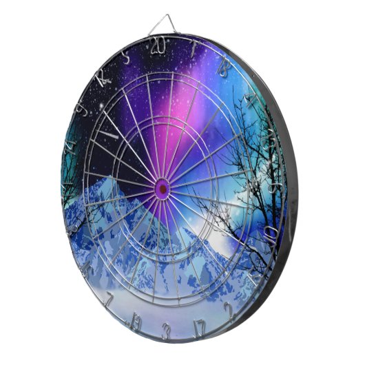 Winter Wonderlights Dartscheibe (Vorderseite rechts)