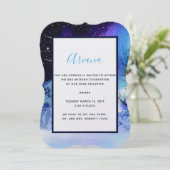 Winter Wonderlights Einladung (Stehend Vorderseite)