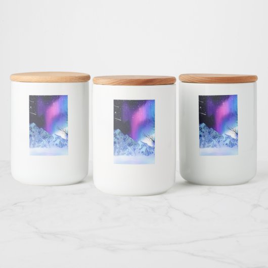 Winter Wonderlights Food Label Lebensmitteletikett (Flaschen)