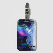 Winter Wonderlights Gepäckträger Tag Gepäckanhänger (Vorderseite Vertikal)