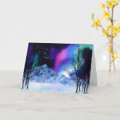 Winter Wonderlights Karte (Gelbe Blume)