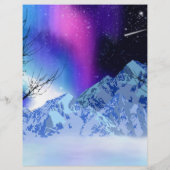 Winter Wonderlights Letterhead Briefbogen (Rückseite)