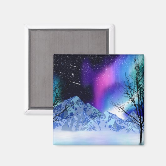 Winter Wonderlights Magnet (Vorderseite/Rückseite)