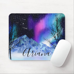 Winter Wonderlights Mouse Pad Mousepad