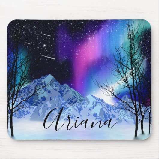 Winter Wonderlights Mouse Pad Mousepad (Vorne)