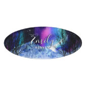 Winter Wonderlights Name Tag Namenschild (Vorderseite)