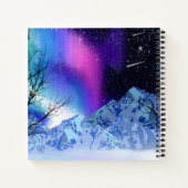 Winter Wonderlights Notebook Notizblock (Rückseite)