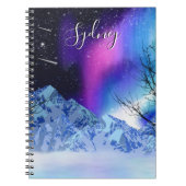 Winter Wonderlights Notebook Notizblock (Vorderseite)