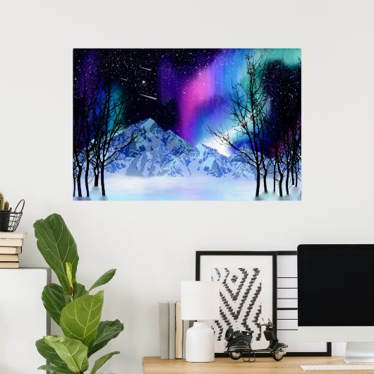 Winter Wonderlights Poster (Heimbüro)