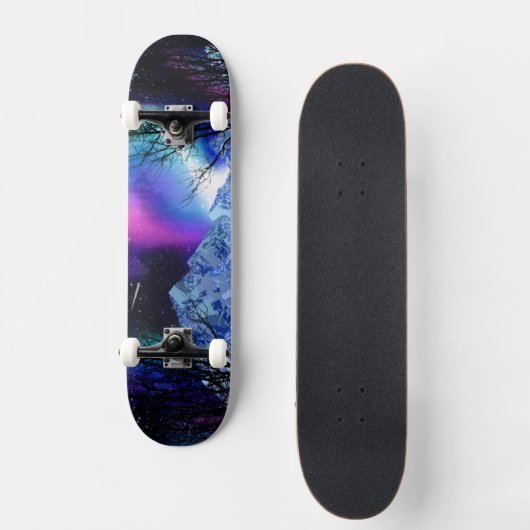 Winter Wonderlights Skateboard (Vorderseite)