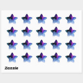 Winter Wonderlights Star Sticker (Blatt)