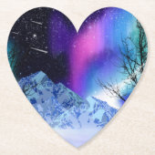 Winter Wonderlights Untersetzer (Vorderseite)