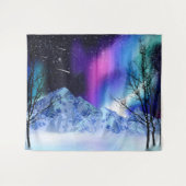 Winter Wonderlights Wandteppich (Vorderseite (Horizontal))
