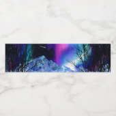 Winter Wonderlights Wasserflaschenetikett (Einzelnes Label)