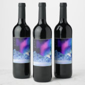 Winter Wonderlights Weinetikett (Flaschen)