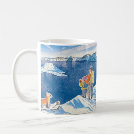Winter Wonders – A Whimsical Mountain Adventure Kaffeetasse (Links)