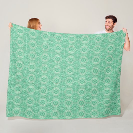 Winter Wonders dekoratives Green Fleece Blanket (Beispiel)