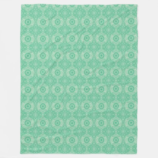 Winter Wonders dekoratives Green Fleece Blanket (Vorderseite)