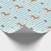 Winter Wondlerland WeihnachtsPackpapier Geschenkpapier (Ecke)