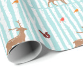 Winter Wondlerland WeihnachtsPackpapier Geschenkpapier (Rolleneckpunkt)