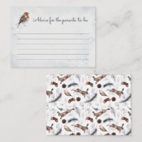 Winter Woodland Animals Aquarell Kinderdusche