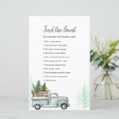 Winter Woodland Animals Finden Sie das Gast-Spiel (Stehend Vorderseite)