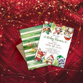 Winter Woodland Animals Kinderdusche Einladung