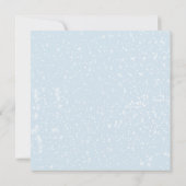 Winter Woodland Animals Kinderdusche Einladung (Rückseite)