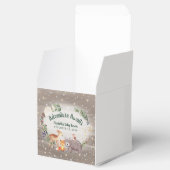 Winter Woodland Animals Kinderdusche Geschenkschachtel (Geöffnet)