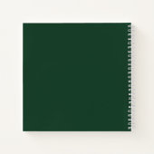 Winter Woodland Animals Kinderdusche Notizblock (Rückseite)