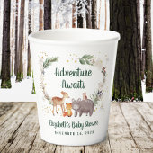 Winter Woodland Animals Kinderdusche Pappbecher