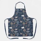 Winter Woodland Animations Schürze - Weihnachtsgeb (Vorderseite)