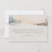 Winter Woodland Babydusche Danke (Rückseite)