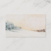 Winter Woodland Babydusche Windeln Raffle Ticket Begleitkarte (Rückseite)