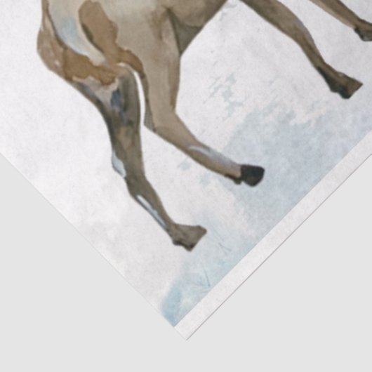 Winter Woodland Emphemera Serie Design 1 Seidenpapier (Ausschnitt)