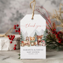 Winter Woodland Forest Animals Kinderdusche