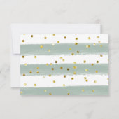 Winter Woodland Forest Baby Dusche Danke Karte (Rückseite)