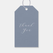 Winter Woodland Forest Polar Bear Baby Shower  Geschenkanhänger (Rückseite)