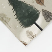 Winter Woodland Fox Fleecedecke (Ecke)
