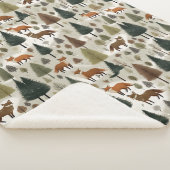 Winter Woodland Fox Sherpadecke (3/4)