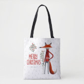 Winter Woodland Fox Tasche (Vorderseite)