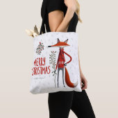 Winter Woodland Fox Tasche (Von Nahem)