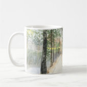 Winter Woodland Path Most Wonderful Time of Year Kaffeetasse (Links)