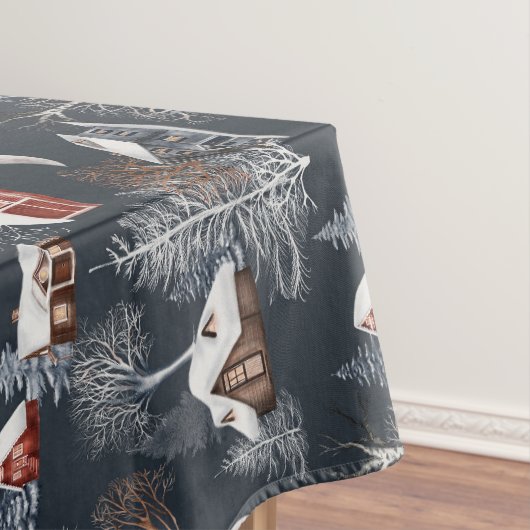 Winter Woodland Pattern Tischdecke (Beispiel)