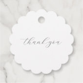 Winter Woodland Teddy Bear Snowman Baby Shower Geschenkanhänger (Rückseite)