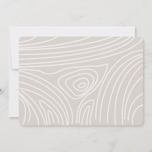 Winter Woodland Tiere 1. Geburtstag Einladung (Rückseite)